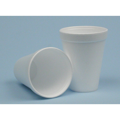 12 oz. Styrofoam Cups, 1000 per Case