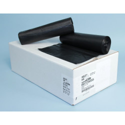 Mighty Mac High Density Liner Roll Black 250 Per Case 404816B