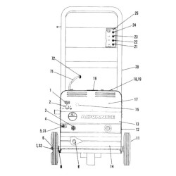 Image of product Manual Advance Hurricane 600E