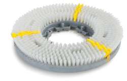 Image of product EZ Snap White Poly Brush 11" with 36P74BD Clutch Plate