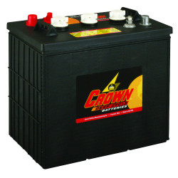 Image of product Crown Battery 250AH 6V Dual Terminals Wet Type
