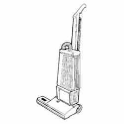 Image of product Manual UV-1600 Lightweight Dual Motor Vac