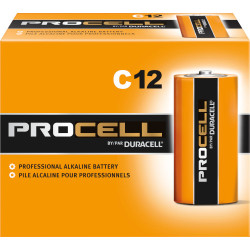Image of product DuraCell ProCell "C" Batteries 12 Per Box, 6 Box Per Case pc1400