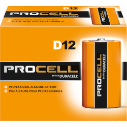 Image of product DuraCell ProCell "D" Batteries 12/Box 6Box/Cs