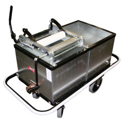 Image of product 12.5 Gallon Galvanized Steel Mopping Tank, 2 Compartments wi, 1 per CS