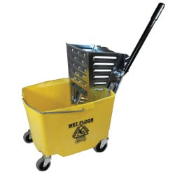 Image of product Metal Squeeze Wringer/Plastic Bucket