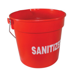 Image of product Deluxe Heavy-Duty Bucket with "Sanitizer" Imprint