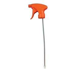 Image of product Contour Trigger sprayer with 8 1/8" Dip Tube, Orange, 250 per CS
