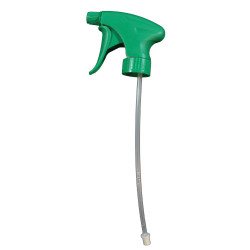 Image of product Contour Trigger sprayer with 8 1/8" Dip Tube, Green, 250 per CS