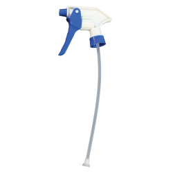 Image of product High Output Trigger Sprayer with 10" Dip Tube, Blue/White, 50 per CS