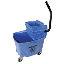 Image of product Plastic Sidepress Squeeze Wringer/Plastic Bucket Combo