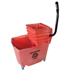 Image of product Plastic Sidepress Squeeze Wringer/Plastic Bucket Combo