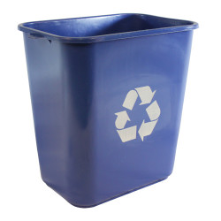 Image of product 28-Qt. Recycle Blue Soft Side Waste basket