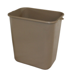 Image of product 28 QT Pinch'm Wastebasket - Beige