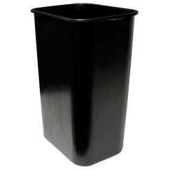 Image of product 41 Qt. Pinch'm Wastebasket - Black