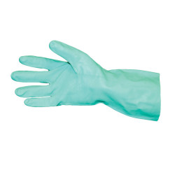 Image of product Short Sleeve Unlined Nitrile Glove, 11 mil, large, bulk pack, 72 per CS