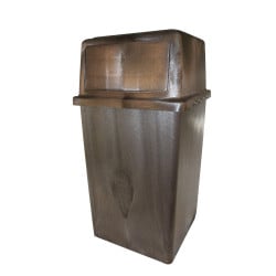 Image of product 45-Gal. Vanguard Plastic Indoor/Outdoor Receptacle