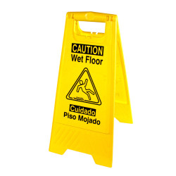 Image of product """Wet Floor"" English Only Wet Floor Sign