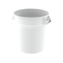Image of product Container 10 Gallon Plastic Value Plus White