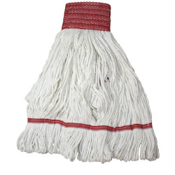Image of product Cotton / Synthetic Blend Saddle-Type Looped-End Wet Mop with