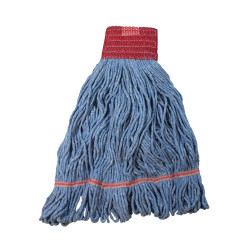Image of product Cotton / Synthetic Blend Saddle-Type Looped-End Wet Mop with