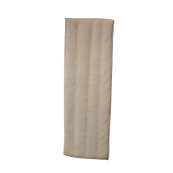 Image of product Microfiber Finish Pad with Mesh Back Finish Mop, 18", White, 12 per Bag