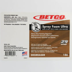 Image of product Betco Spray Foam Ultra End User Label