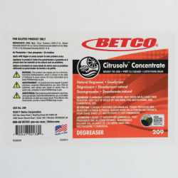 Image of product Betco Citrusolv Concentrate End User Label