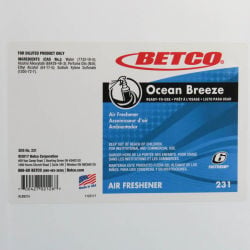 Image of product Betco Ocean Breeze End User Label