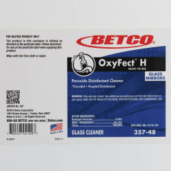 Image of product Betco OxyFect H Glass End User Label