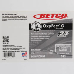 Image of product Betco OxyFect G End User Label