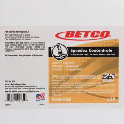 Image of product Betco Speedex End User Label Only