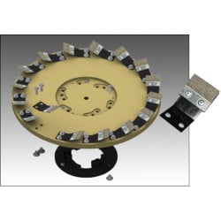 Image of product Concrete Tool 25 Grit CCW Rotation 12" with 4148PMB Clutch Plate