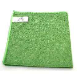 Image of product CPI Microfiber Cloth 16x16" *GREEN* Dozen pack
