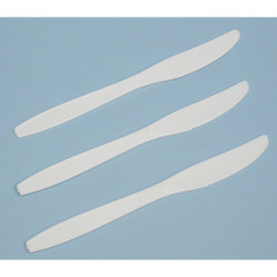 Image of product Heavy Weight Plastic Knife White 1M Per Case 75002620