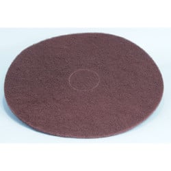 Image of product Mighty Mac 17" Maroon Dry Floor Stripping Pads 10 Per Case