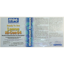 Image of product Misco Lemon Hi-Con 64 Disfectant *LABEL*