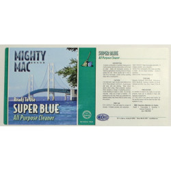 Image of product MMac Label- Super Blue All Purp Cleaner