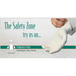 Image of product Safety Zone Medical Medium Vinyl NO Powder 5.0 Mil