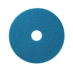 Image of product Mighty Mac 20" Scrubbing Floor Pads Blue 5 Per Case