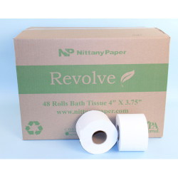 Image of product Nittany Paper 1 Ply Toilet Tissue 4" x 3.75" Sheet 48 Rolls #4812321