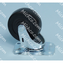 Image of product Caster, Swivel, 3.0-Dia. 1.3-Wide, 4 Hole