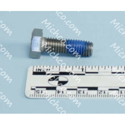 Image of product Screw Hex Nyloc Stainless Steel M8 -1.25 X 25mm
