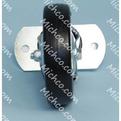 Image of product Caster, Swivel, 5.0-Dia. 1.4-Wide, 2 Hole