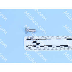 Image of product Screw, Flat Heavy Duty Phillips Head Screw, #10-32 X 0.50", Stainless Steel