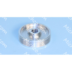 Image of product Sheave, 6-Groove, 2.96PD 0.59-Bore, Aluminum (P
