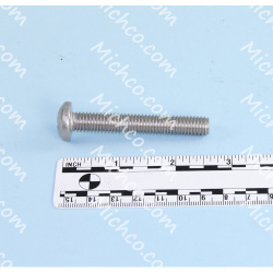 Image of product Screw .375-16 X 2.50 Pan Head Phillips Head Stainless Steel