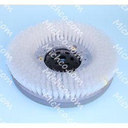 Image of product Brush Assembly, Disk, Scrub, 14.0"-Dia., Nylon