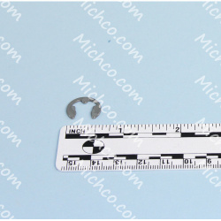 Image of product Ring, Retaining, External, M8 X 16 X 1, Stainless Steel