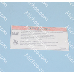 Image of product LABEL WARNING